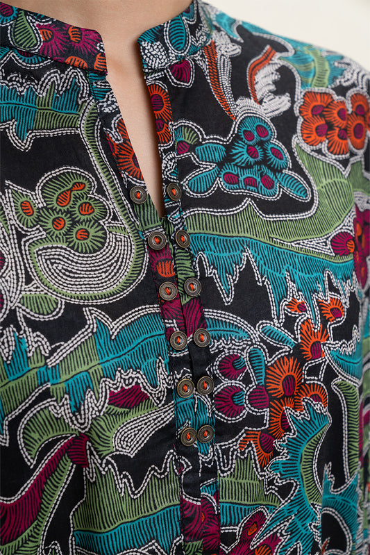 PRINTED LAWN SHIRT (PRET)