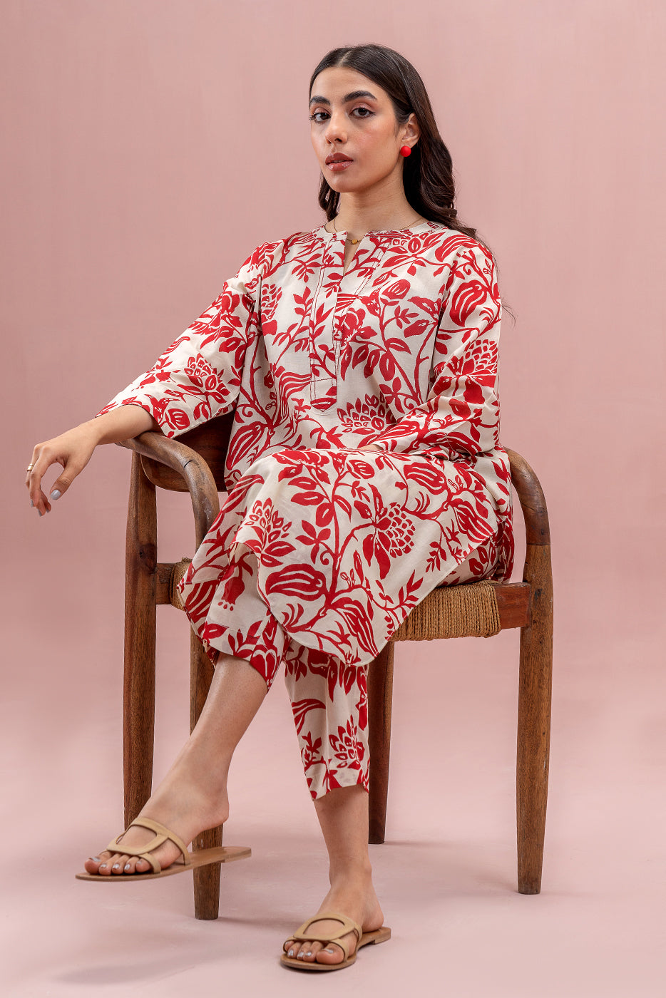 2 PIECE PRINTED LAWN SUIT (PRET)