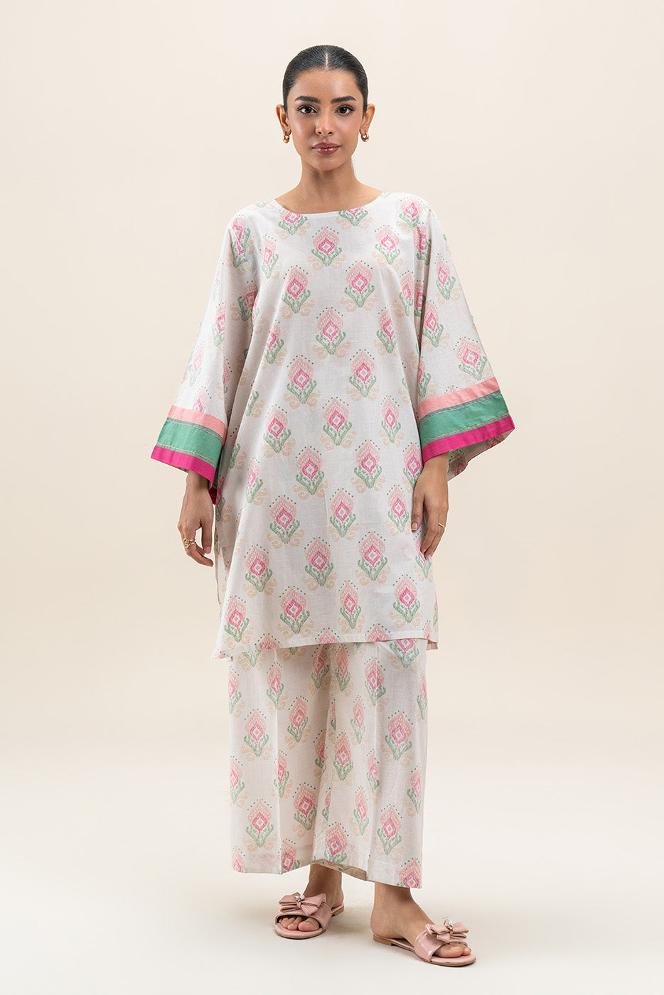 2 PIECE PRINTED LAWN SUIT (PRET)