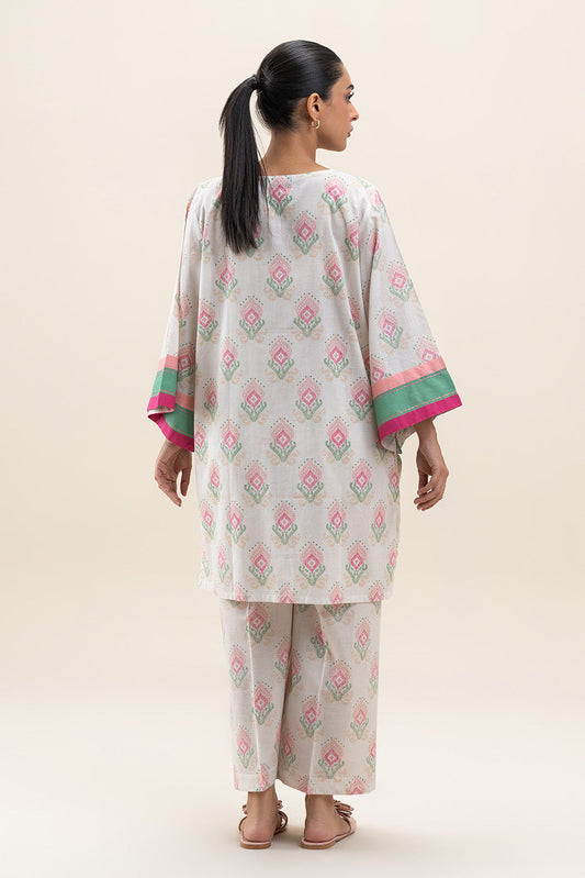 2 PIECE PRINTED LAWN SUIT (PRET)