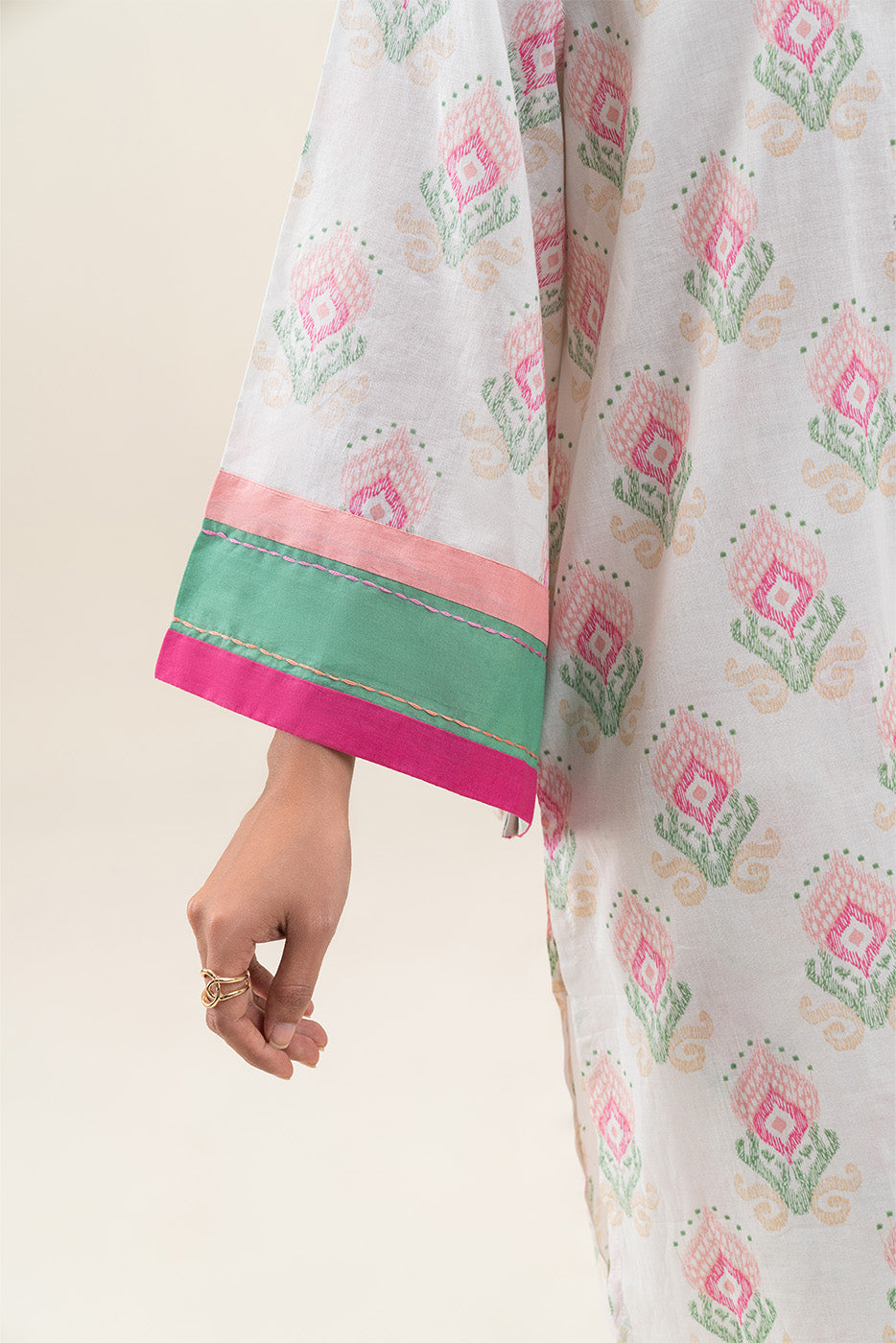 2 PIECE PRINTED LAWN SUIT (PRET)