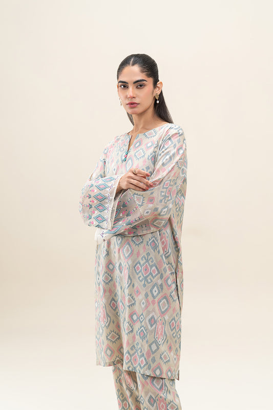 2 PIECE PRINTED LAWN SUIT (PRET)