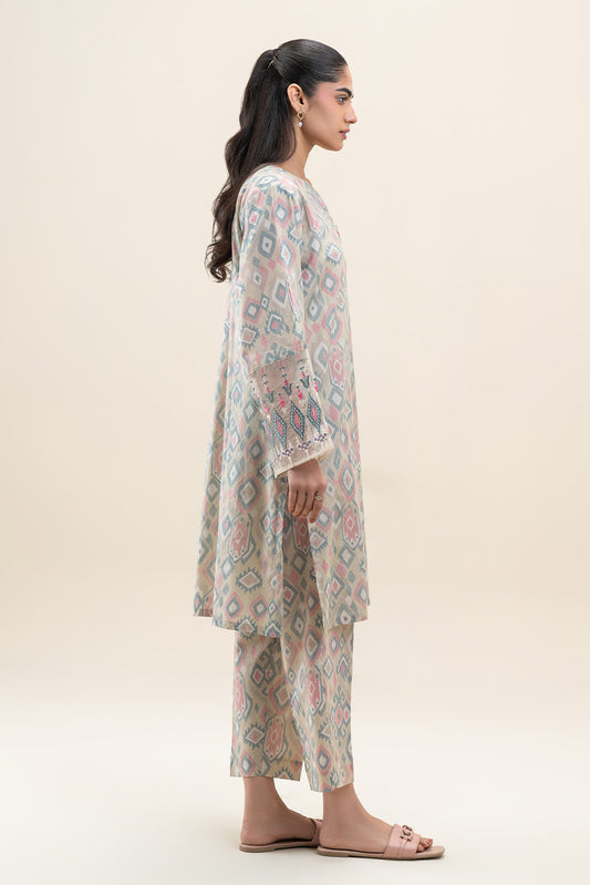 2 PIECE PRINTED LAWN SUIT (PRET)