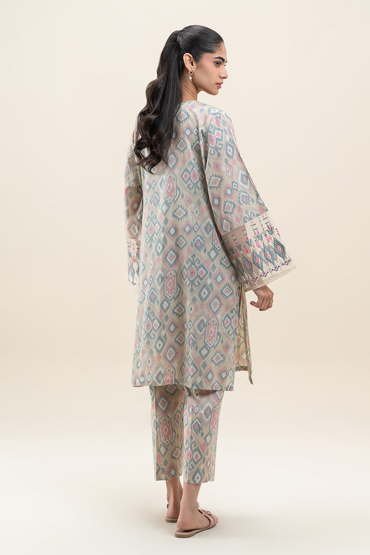 2 PIECE PRINTED LAWN SUIT (PRET)