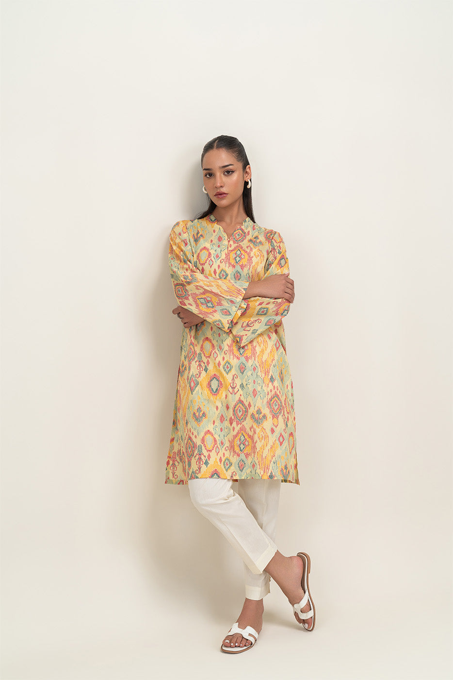 PRINTED LAWN SHIRT (PRET)