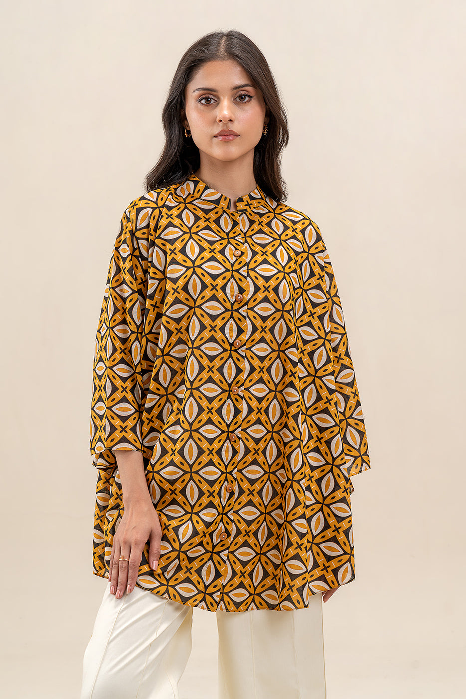 PRINTED LAWN SHIRT (PRET)