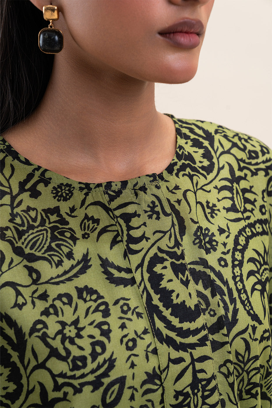 PRINTED LAWN SHIRT (PRET)