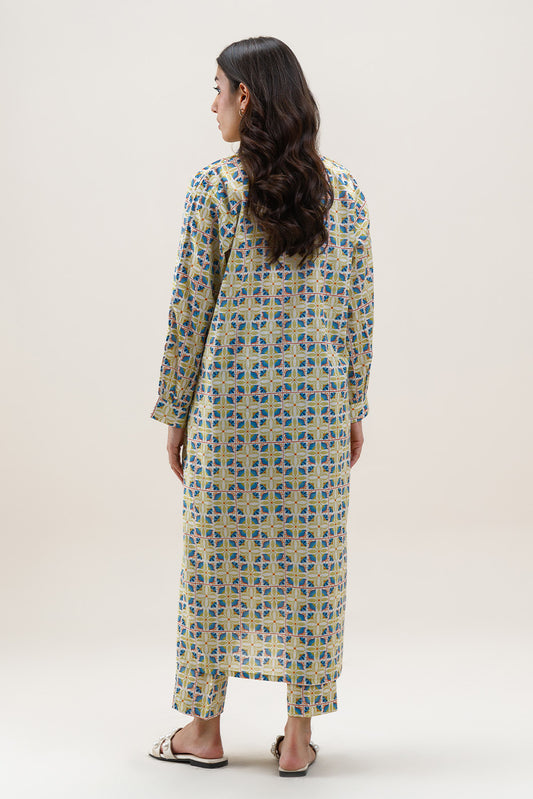 2 PIECE PRINTED LAWN SUIT (PRET)