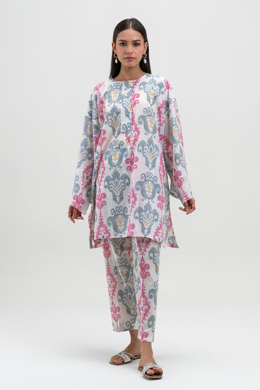 2 PIECE PRINTED LAWN SUIT (PRET)