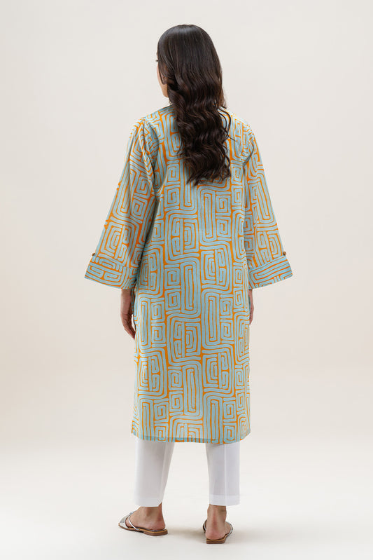 PRINTED LAWN SHIRT (PRET)