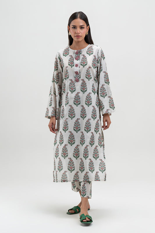 2 PIECE PRINTED LAWN SUIT (PRET)
