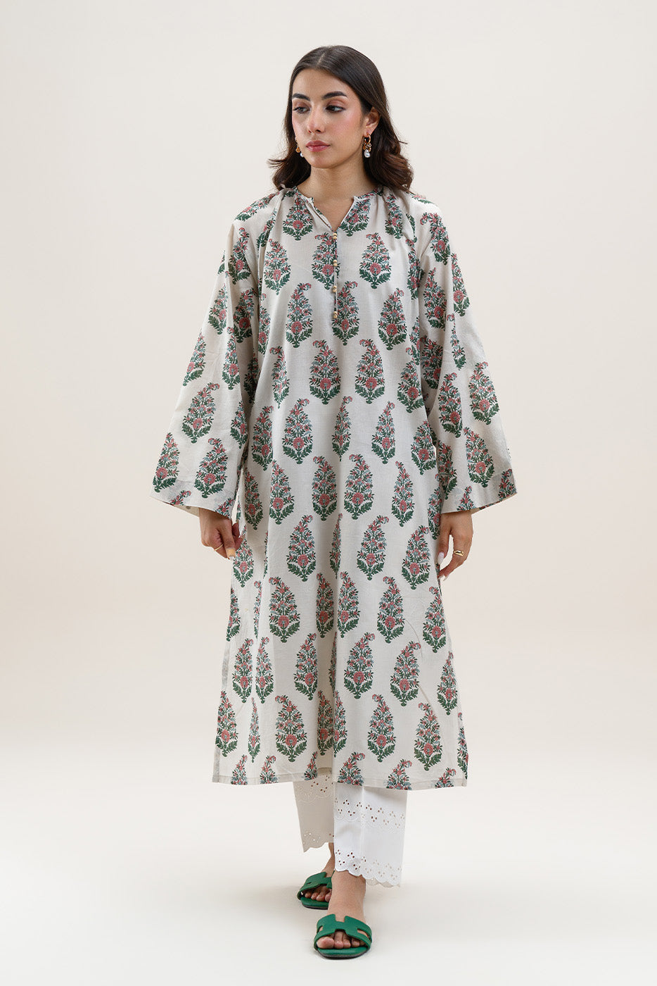 PRINTED LAWN SHIRT (PRET)