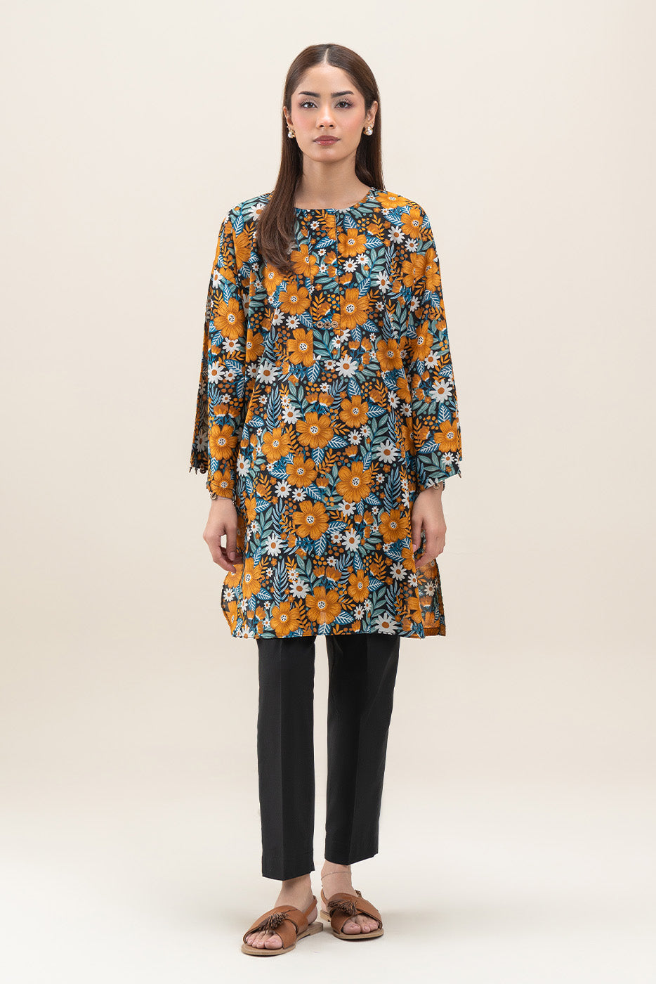 PRINTED LAWN SHIRT (PRET)