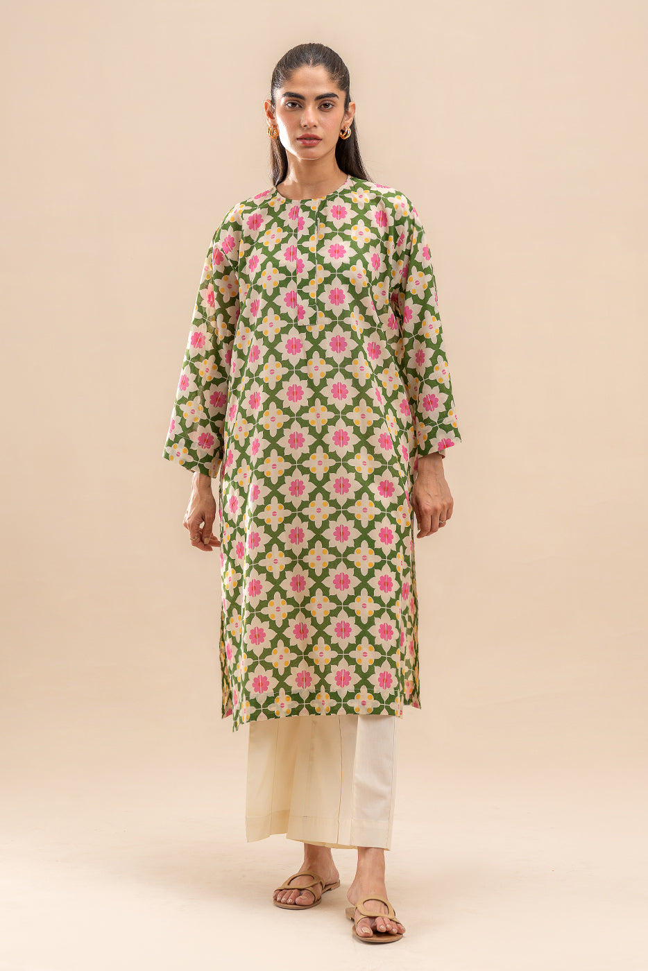 PRINTED LAWN SHIRT (PRET)