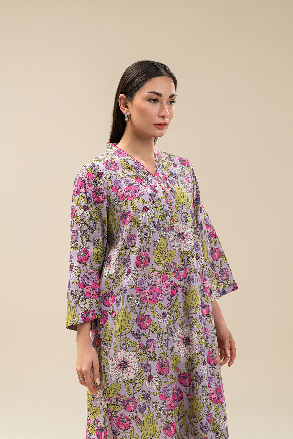 EMBROIDERED LAWN SHIRT (PRET)