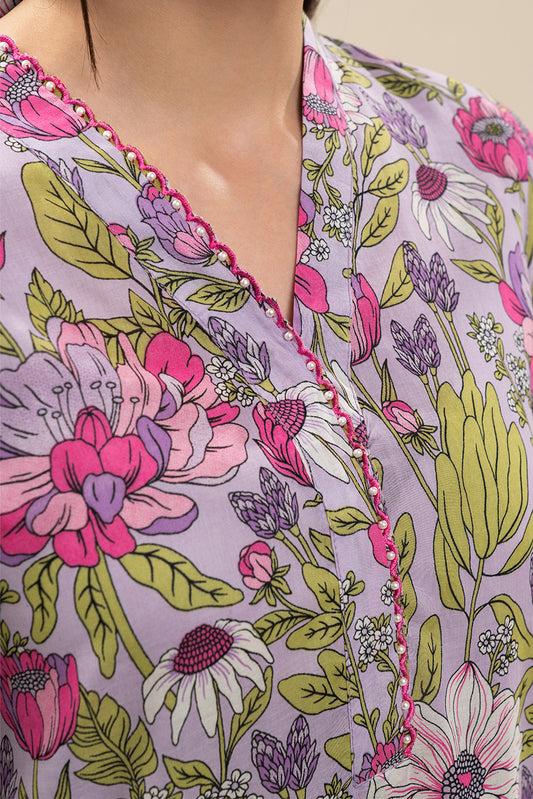 EMBROIDERED LAWN SHIRT (PRET)