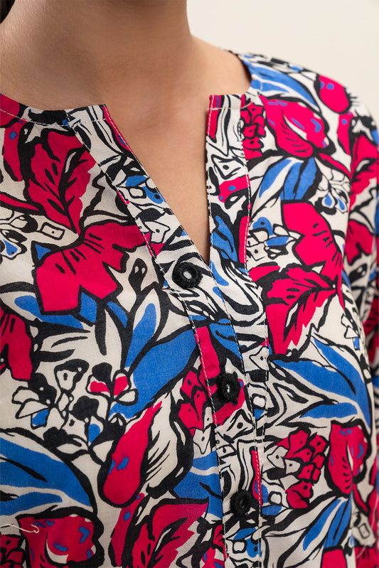 PRINTED LAWN SHIRT (PRET)