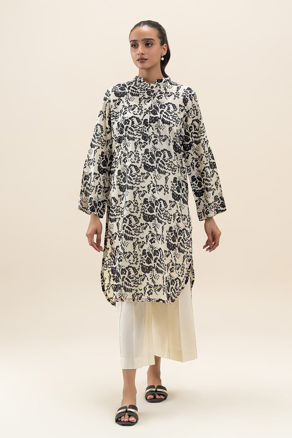 PRINTED LAWN SHIRT (PRET)
