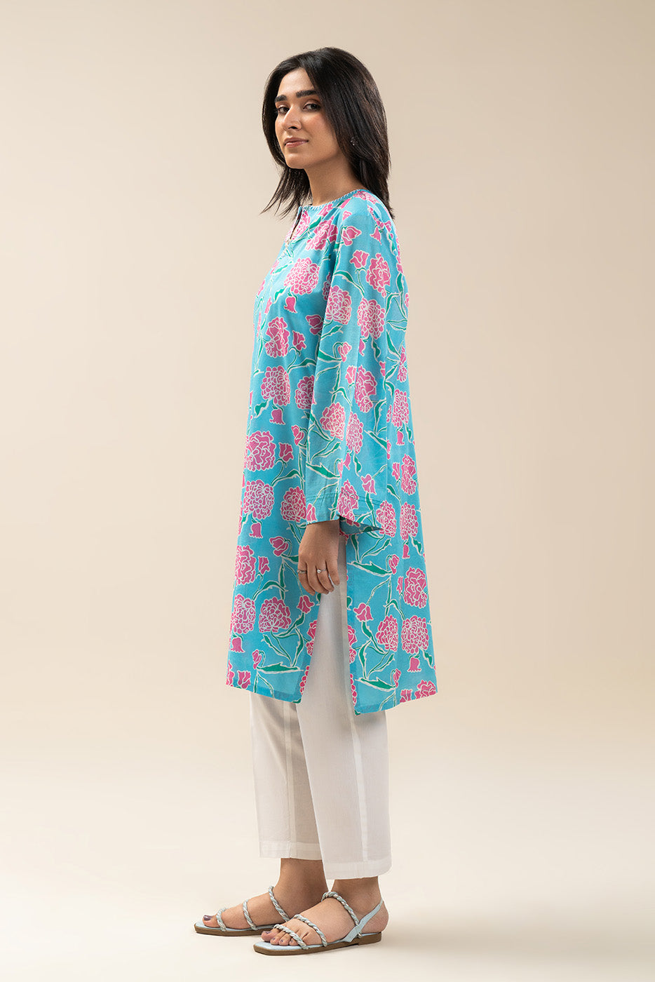 PRINTED LAWN SHIRT (PRET)