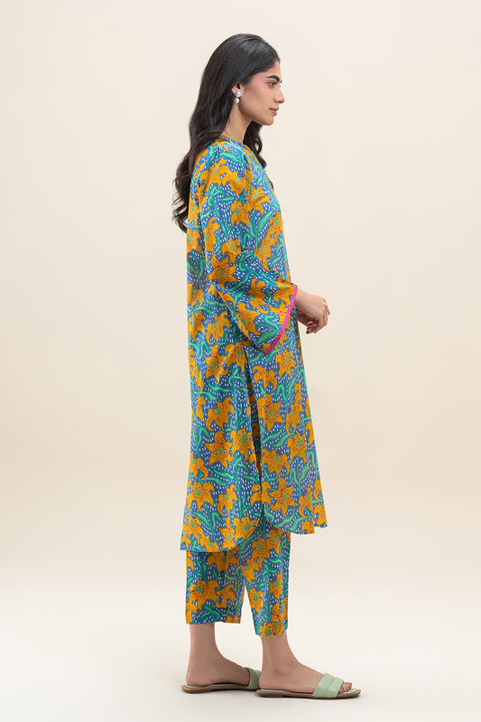 2 PIECE PRINTED LAWN SUIT (PRET)