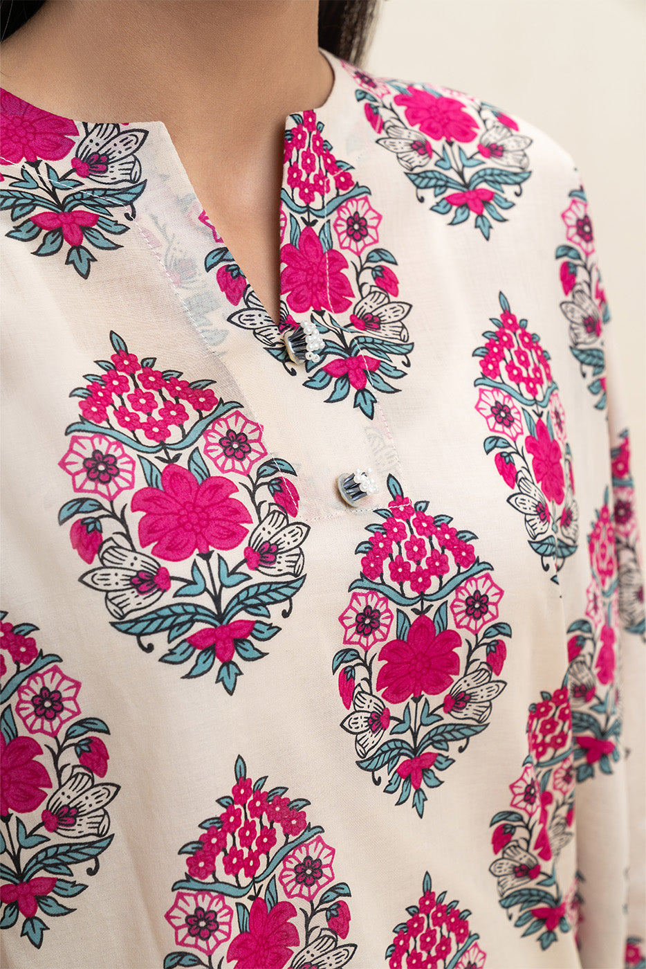 2 PIECE PRINTED LAWN SUIT (PRET)
