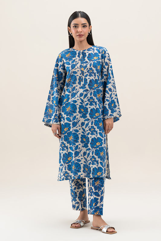 2 PIECE PRINTED LAWN SUIT (PRET)