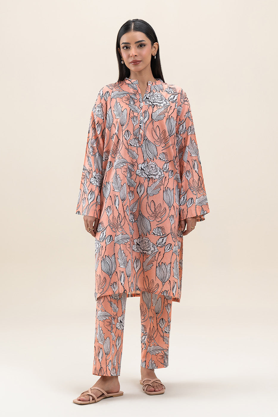 2 PIECE PRINTED LAWN SUIT (PRET)