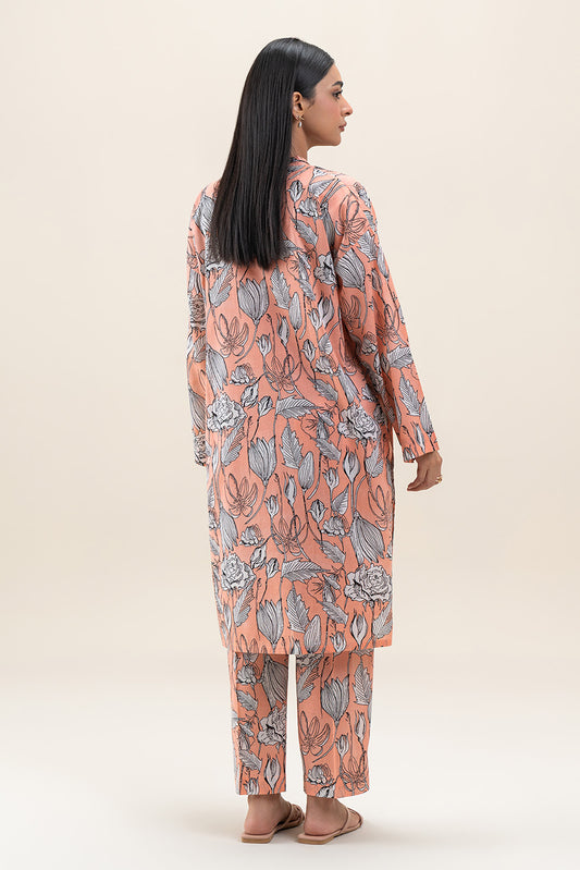 2 PIECE PRINTED LAWN SUIT (PRET)