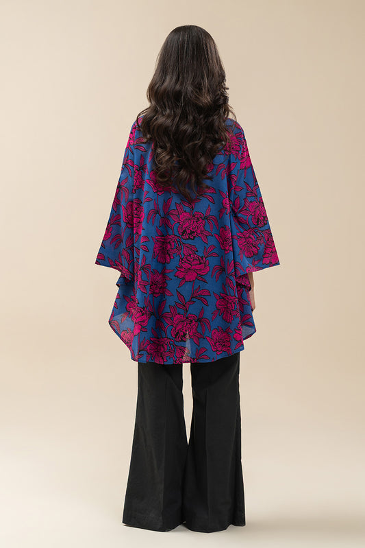 PRINTED COTTON VISCOSE SHIRT (PRET)