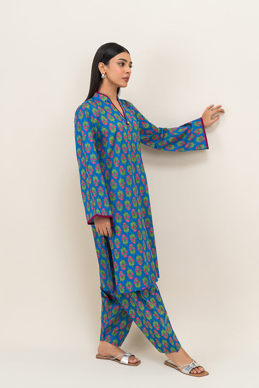 2 PIECE PRINTED LAWN SUIT (PRET)