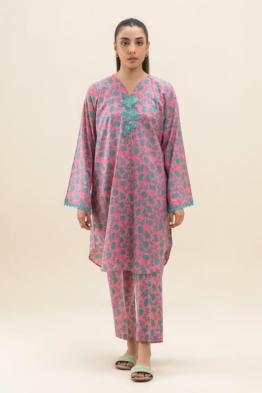 2 PIECE PRINTED LAWN SUIT (PRET)