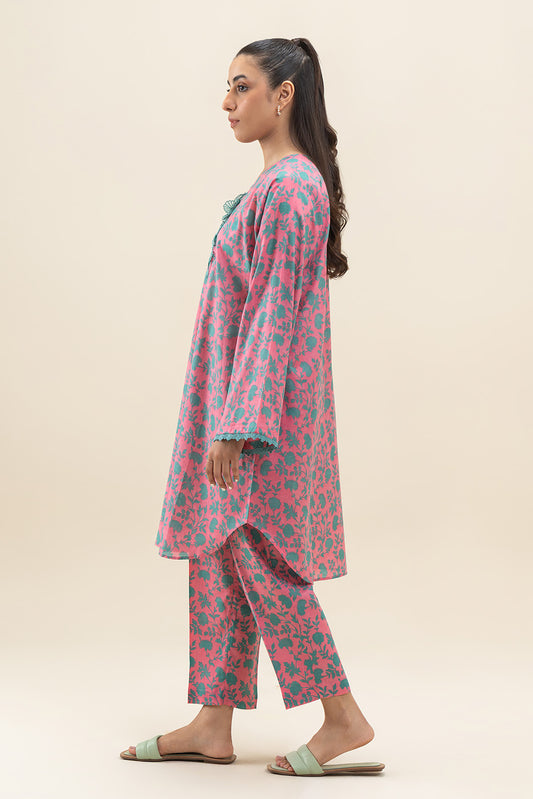 2 PIECE PRINTED LAWN SUIT (PRET)