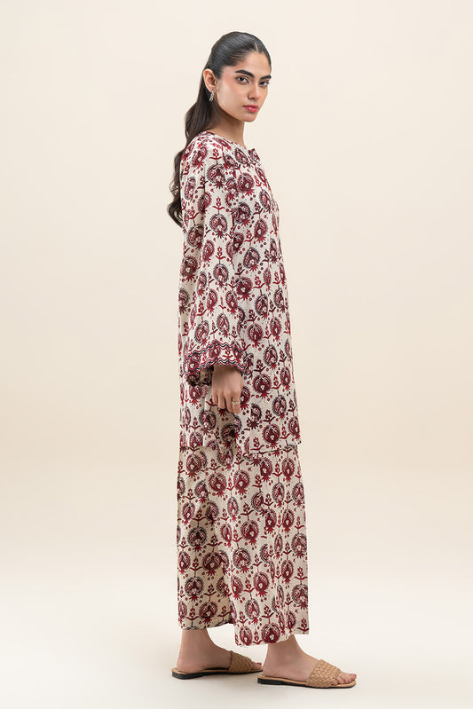 2 PIECE PRINTED LAWN SUIT (PRET)