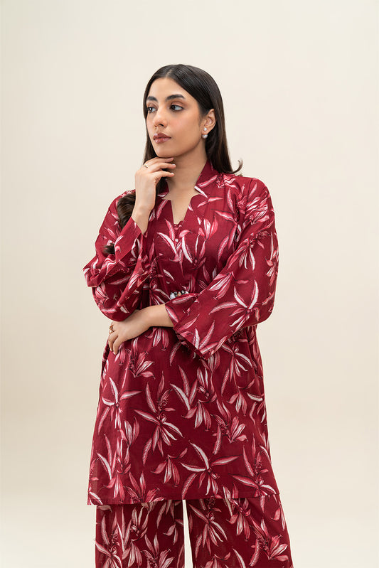 2 PIECE PRINTED LAWN SUIT (PRET)
