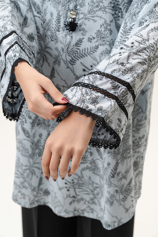 PRINTED LAWN SHIRT (PRET)