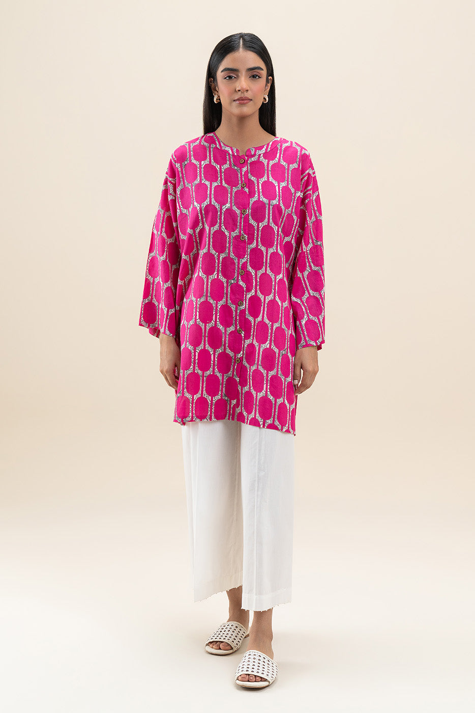 PRINTED LAWN SHIRT (PRET)
