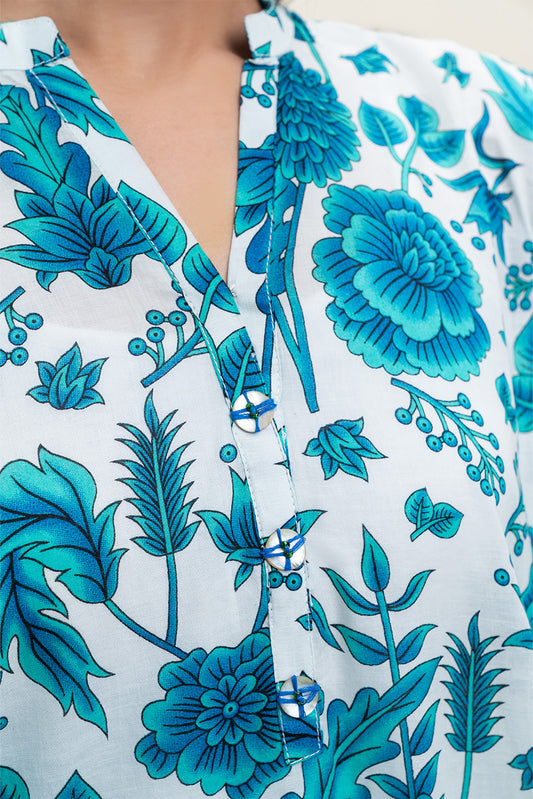 PRINTED LAWN SHIRT (PRET)