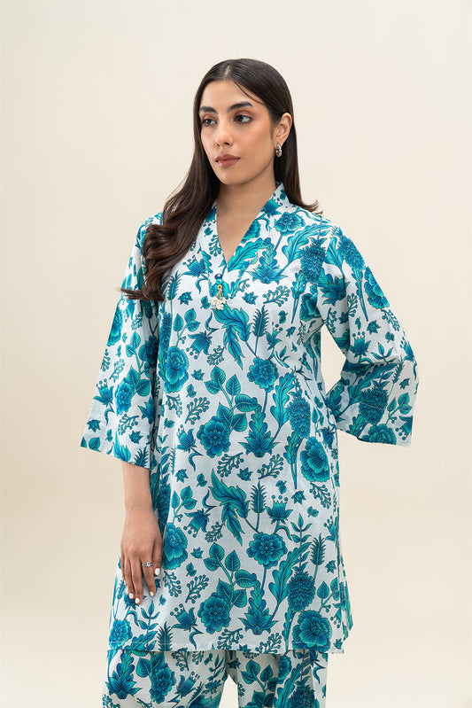 2 PIECE PRINTED LAWN SUIT (PRET)