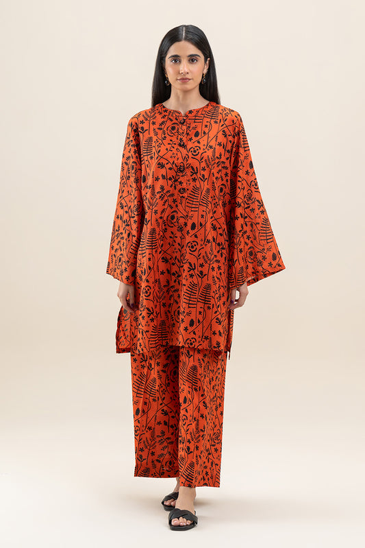 2 PIECE PRINTED LAWN SUIT (PRET)