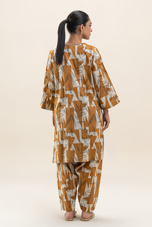 2 PIECE PRINTED LAWN SUIT (PRET)