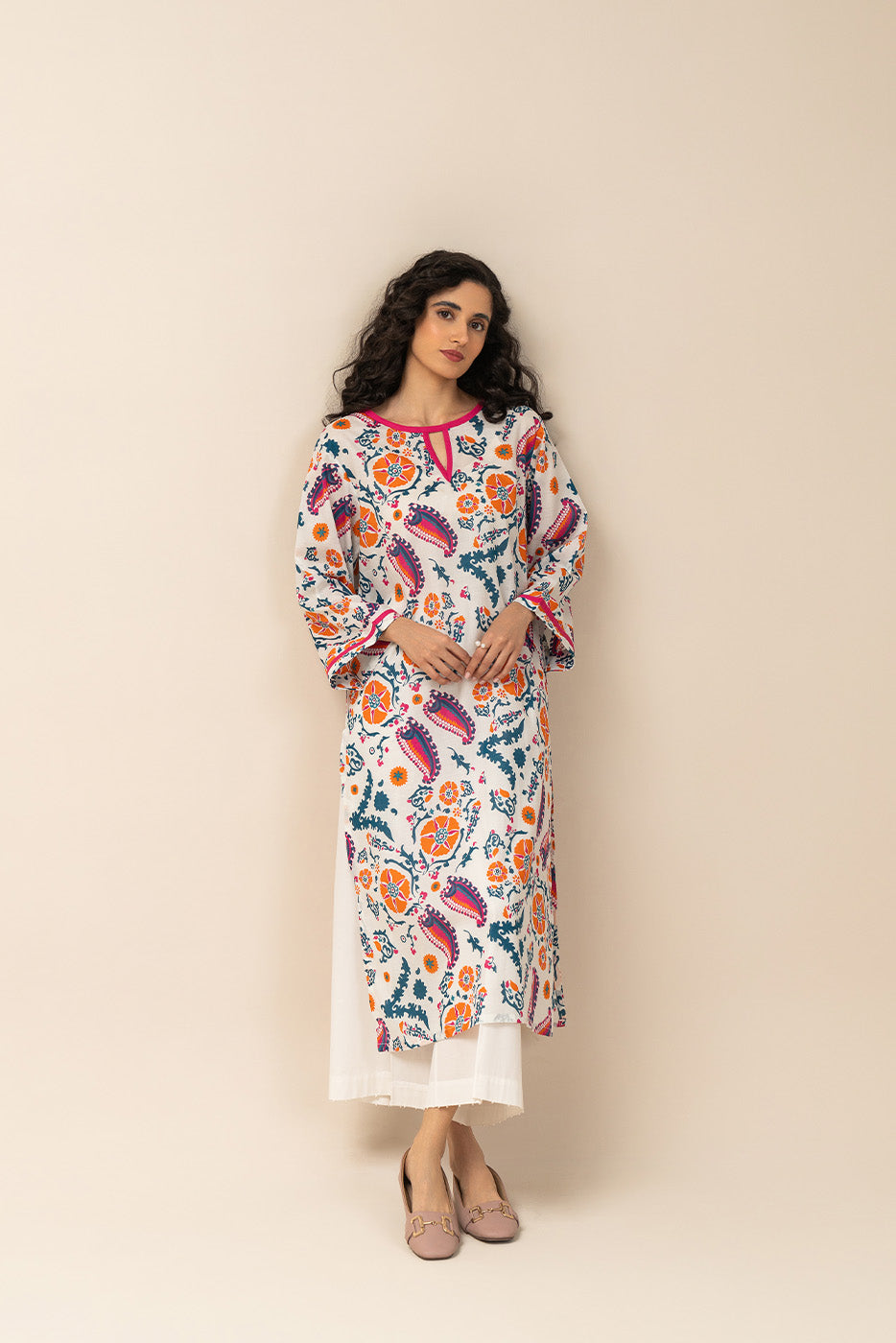 PRINTED LAWN SHIRT (PRET)