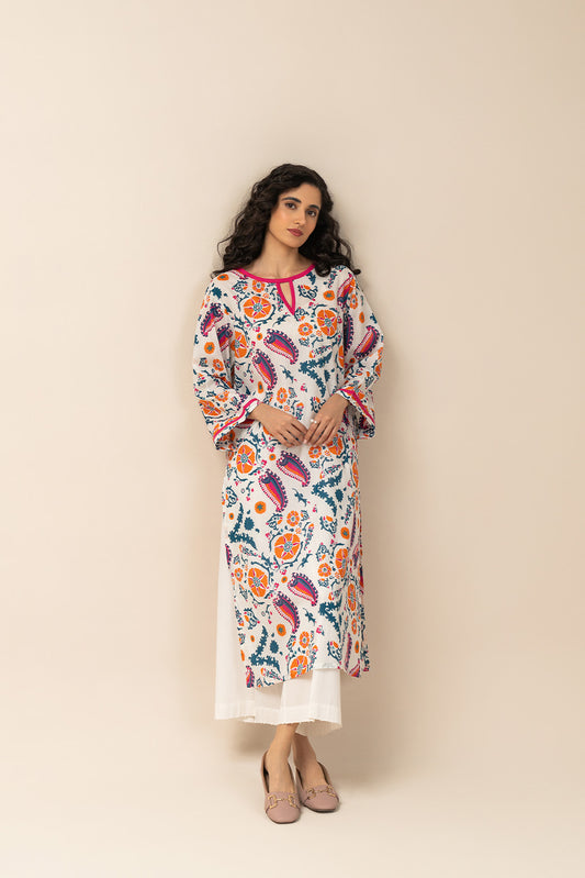 PRINTED LAWN SHIRT (PRET)
