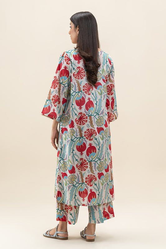 2 PIECE PRINTED LAWN SUIT (PRET)