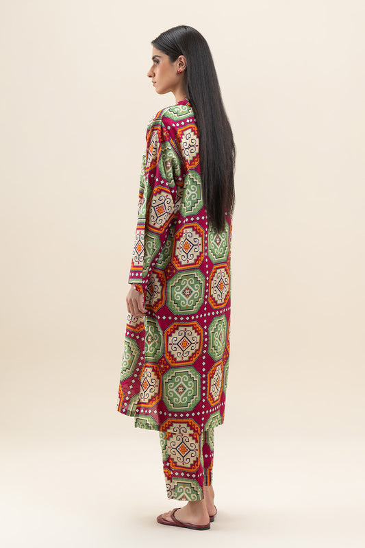 2 PIECE PRINTED LAWN SUIT (PRET)
