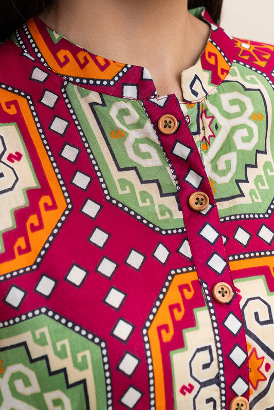 2 PIECE PRINTED LAWN SUIT (PRET)