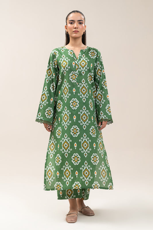 2 PIECE PRINTED LAWN SUIT (PRET)