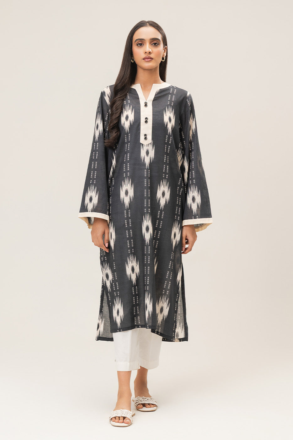 PRINTED LAWN SHIRT (PRET)