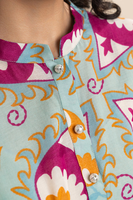 PRINTED LAWN SHIRT (PRET)
