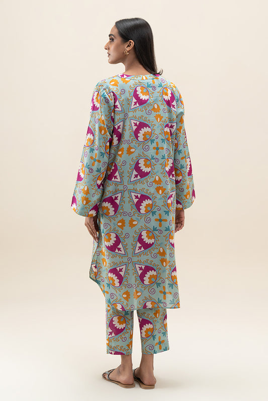 2 PIECE PRINTED LAWN SHIRT+PANT (PRET)