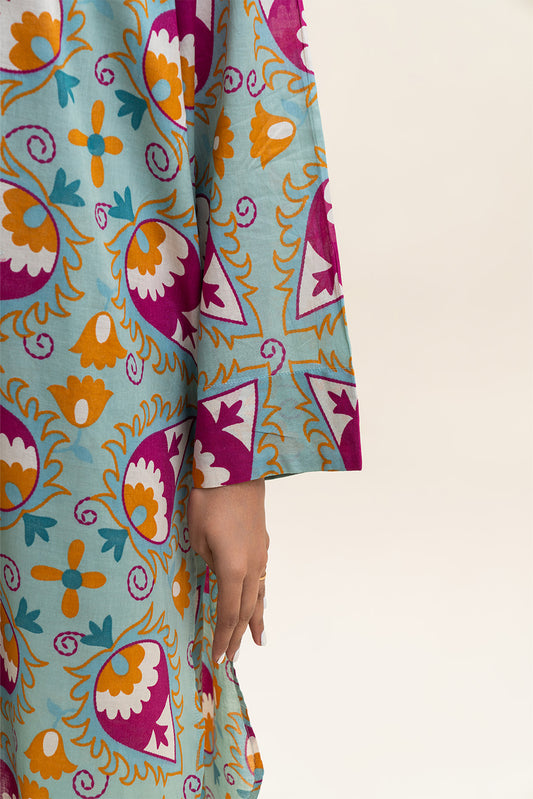 2 PIECE PRINTED LAWN SHIRT+PANT (PRET)